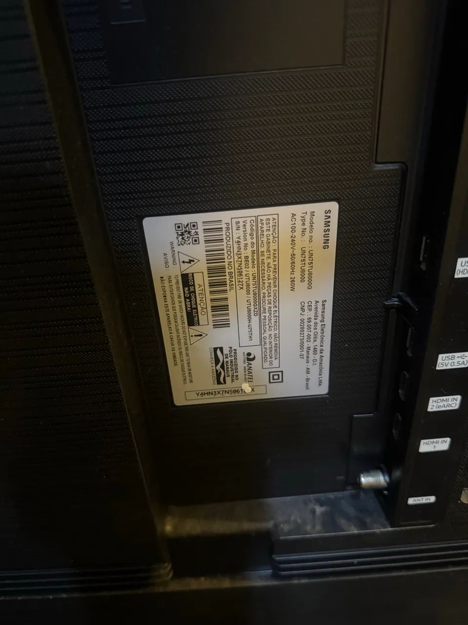 TV Samsung 64168599594754124