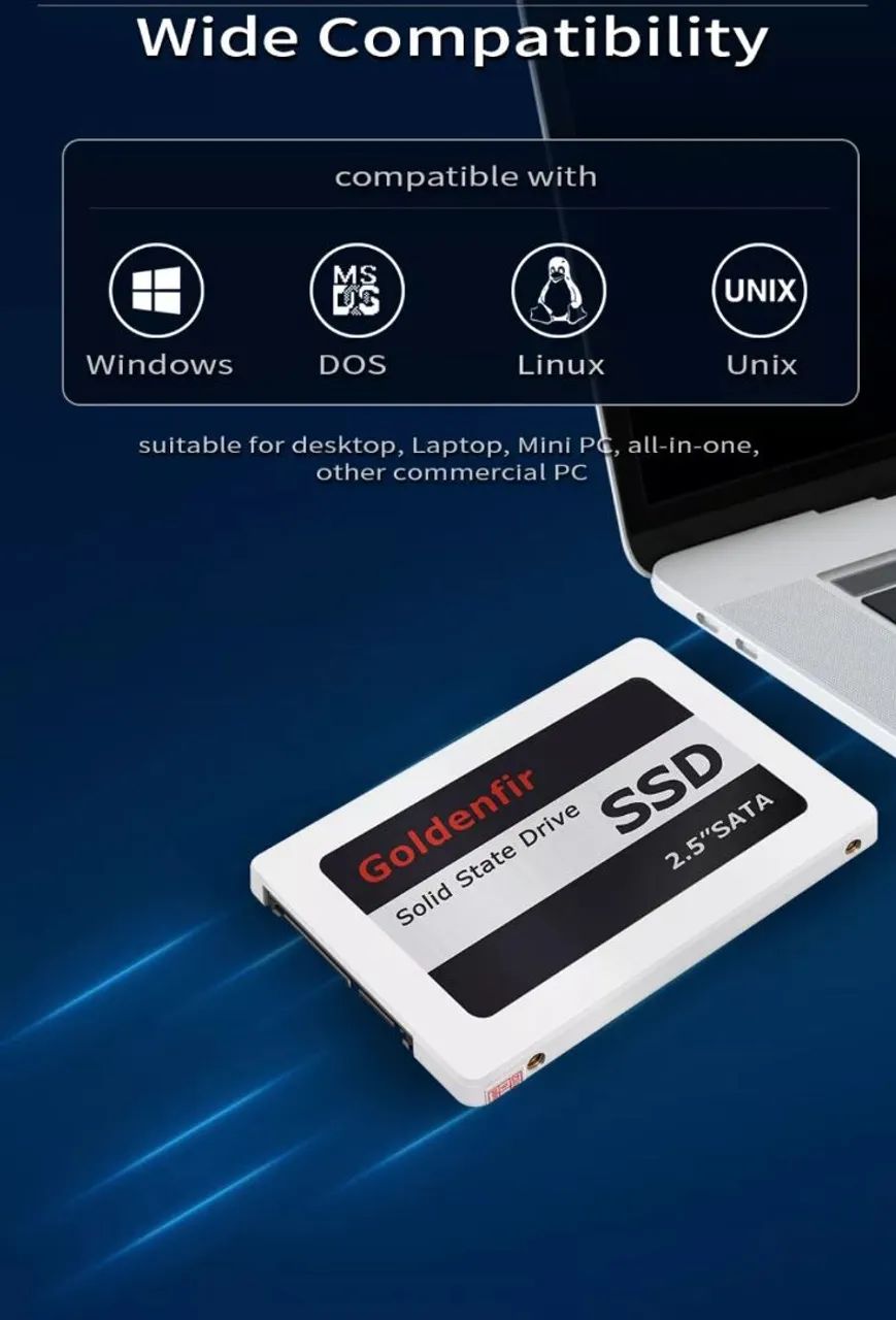 ( SSD 480 GB Goldenfir Original  Novo/Lacrado - Foto 2