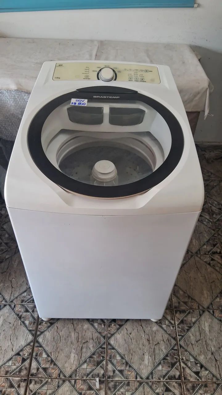 Vendo máquina de lavar Brastemp ative 11kg 110 v cesto inox muito concervada 