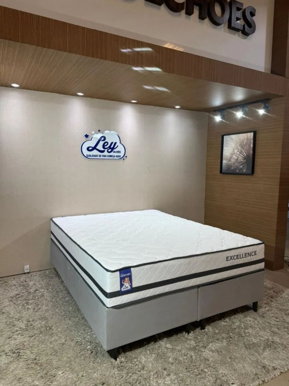 Cama Box Queen Size Colchão com Molas Ensacadas Individualmente Excellence
