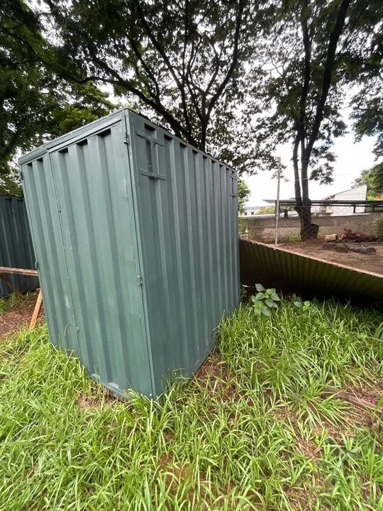 Container  obra guarda ferramentas cimento betoneira tetra chave - Foto 3