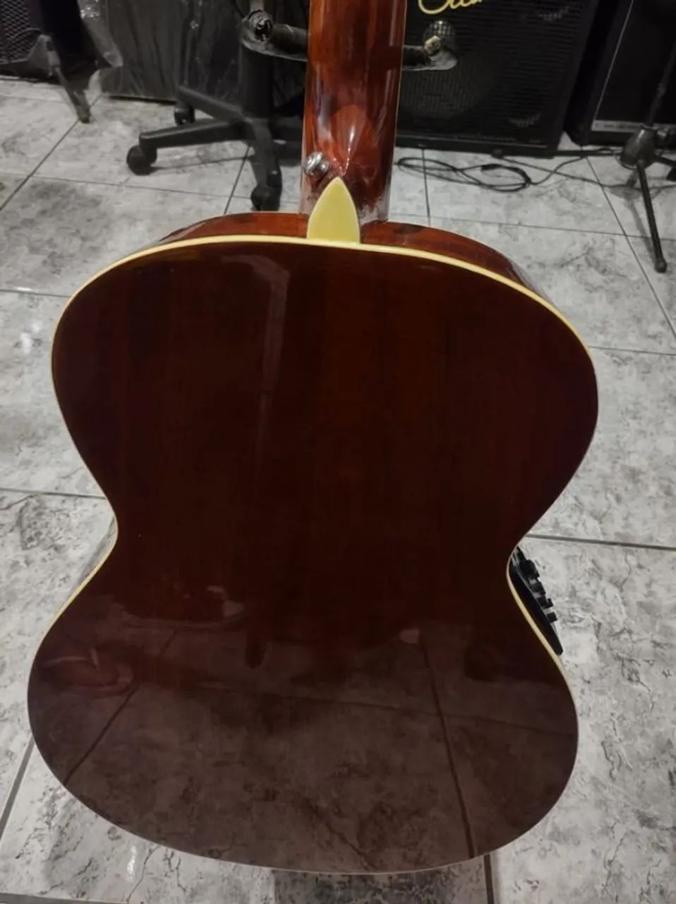 Violão Ressonator Elétrico. - Foto 5
