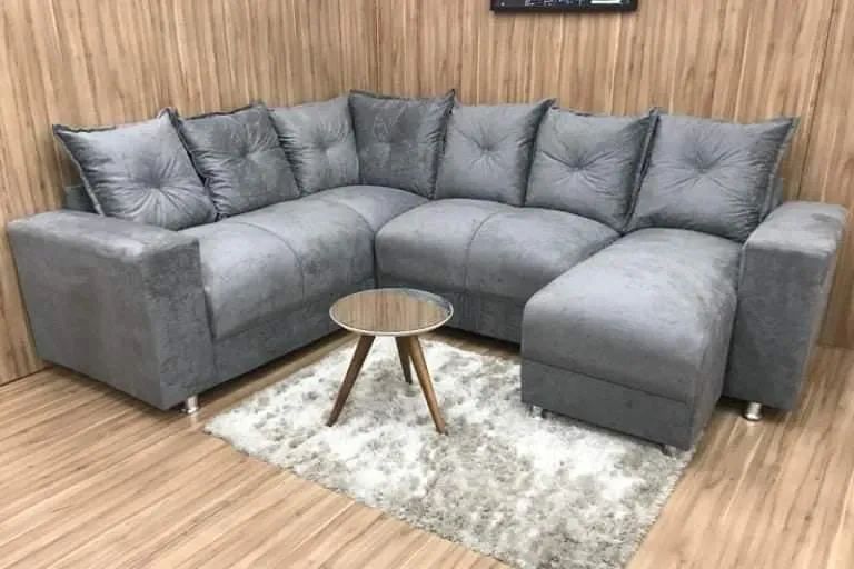 Sofá canto com Chaise várias cores 1,80x2,40 - Foto 3