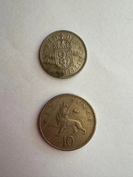 Moedas antigas do Reino Unido