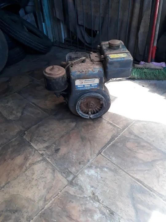 Mtor estacionario  peguei sem funcionar nao sei a potencia dele - Foto 2
