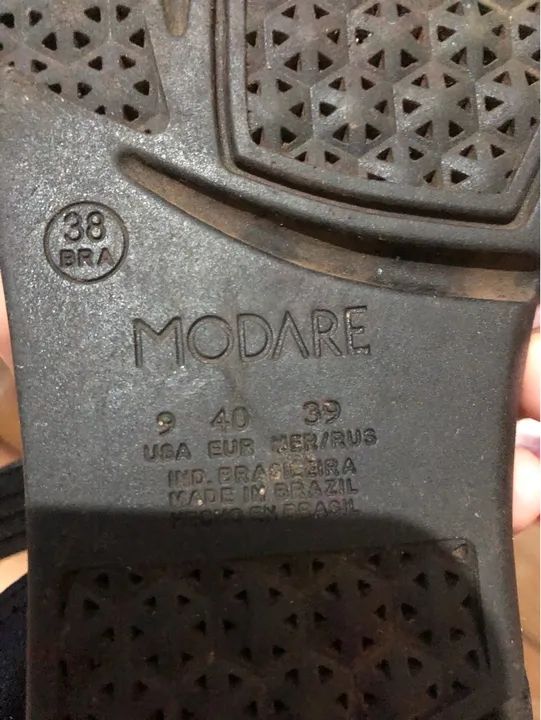 Sandália Nº 38, Marca Modare (Seminova, R$ 40) - Foto 4