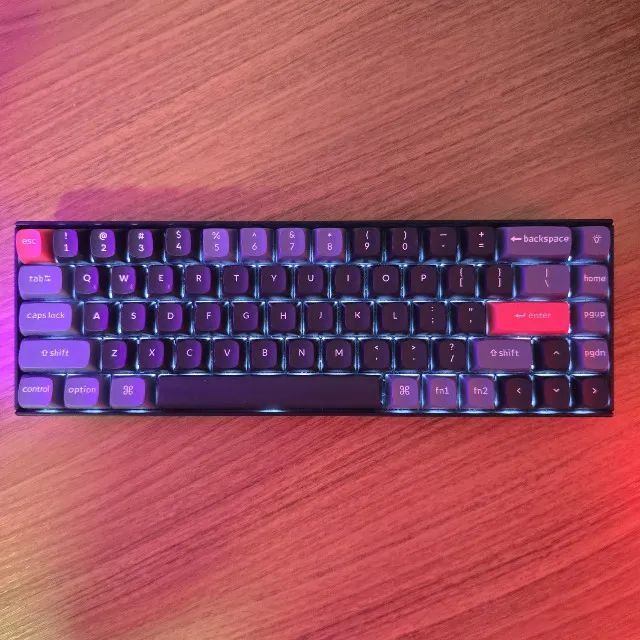 Teclado Keychron-K6 Pro Wireless Mecânico White Backlight