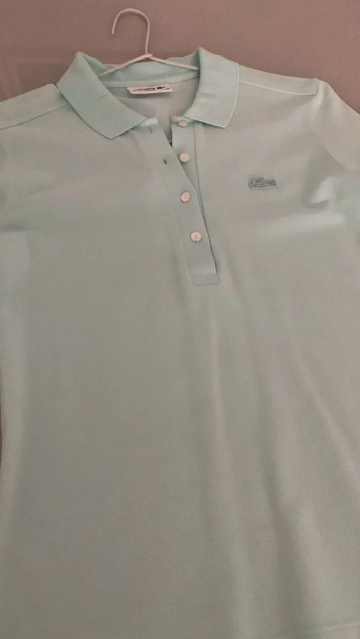 Camiseta Lacoste Slim Fit Verde - Foto 3