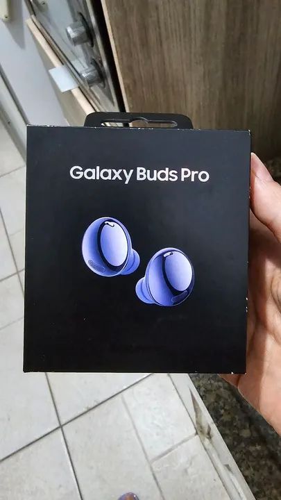 Caixa do Galaxy Buds Pro Violeta