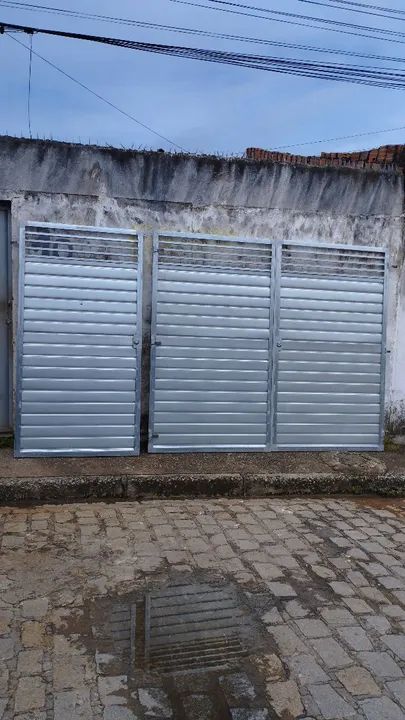 Portão de correr com portinha - Foto 3