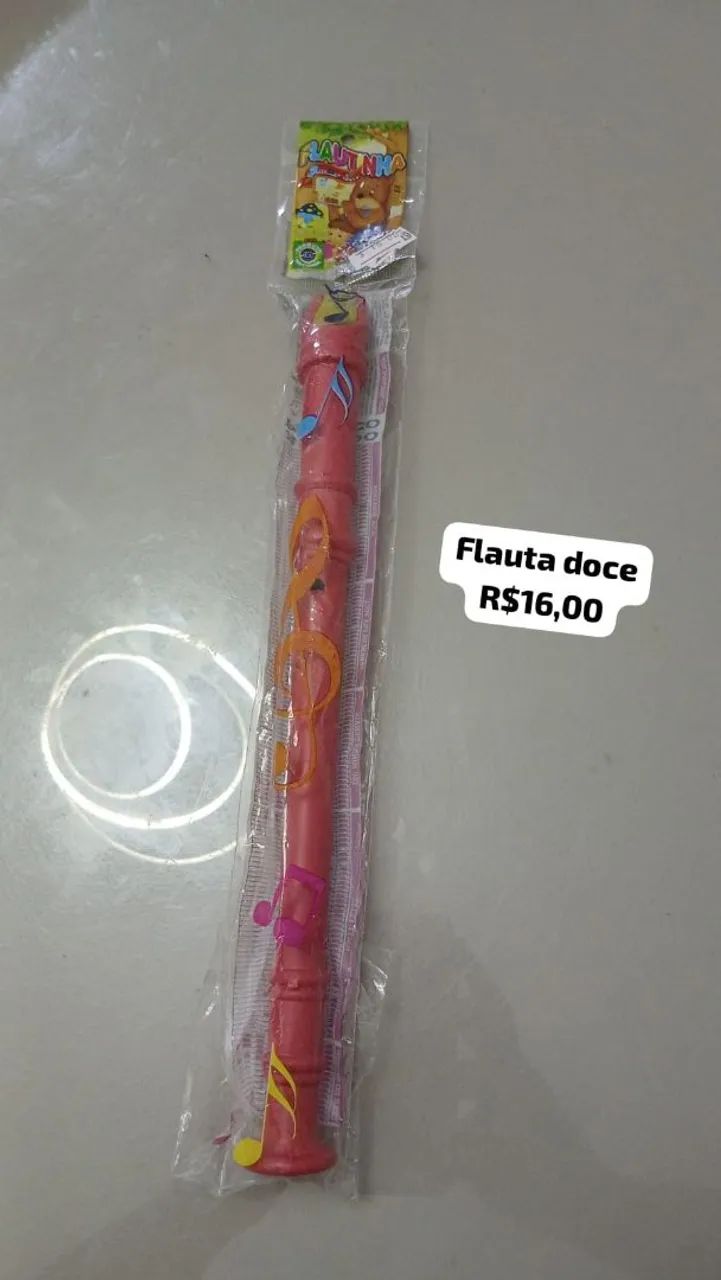 Flauta doce infantil de brinquedo