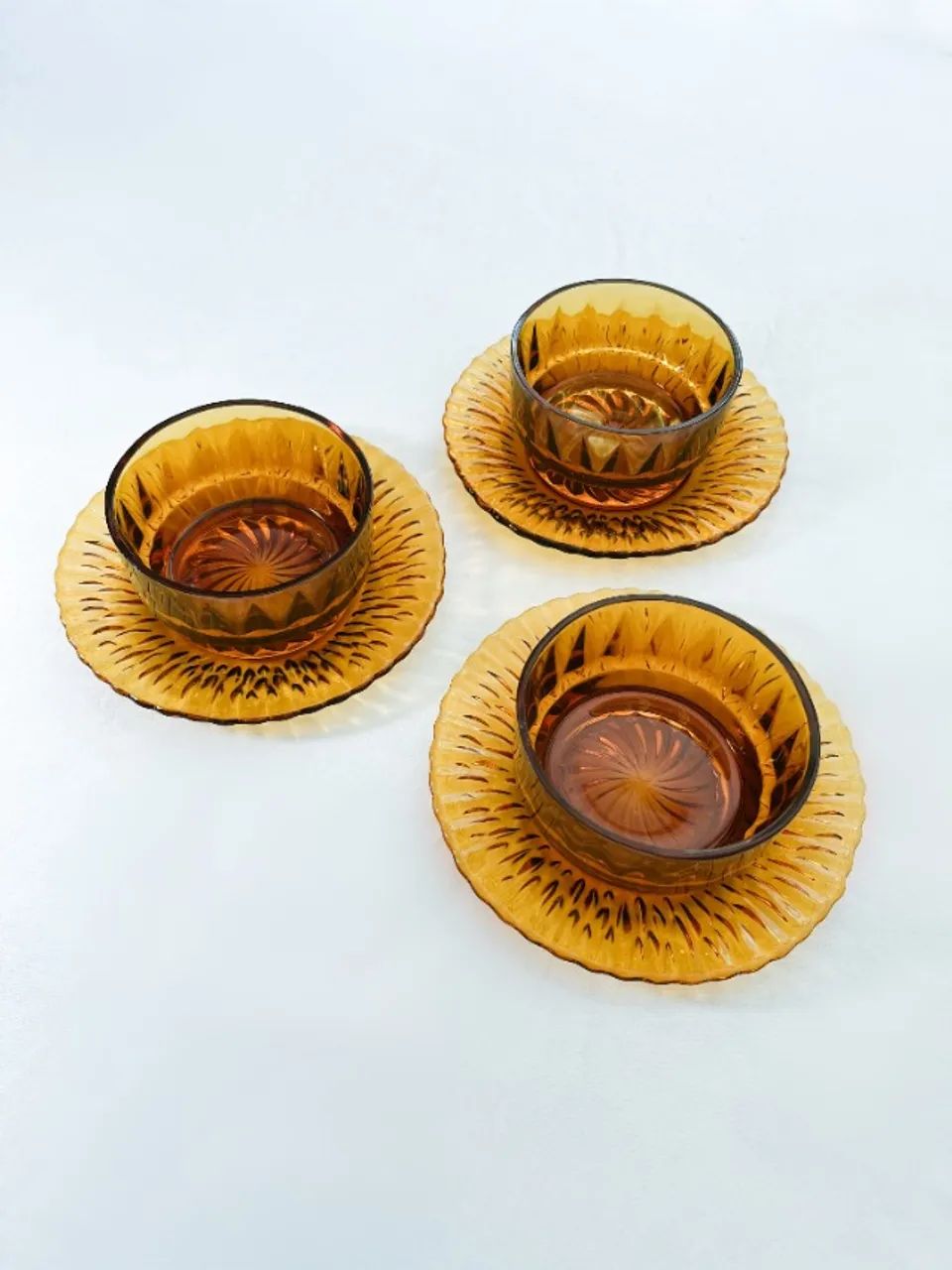 Conjunto de sobremesa Nadir Figueiredo vidros de âmbar  - Foto 2