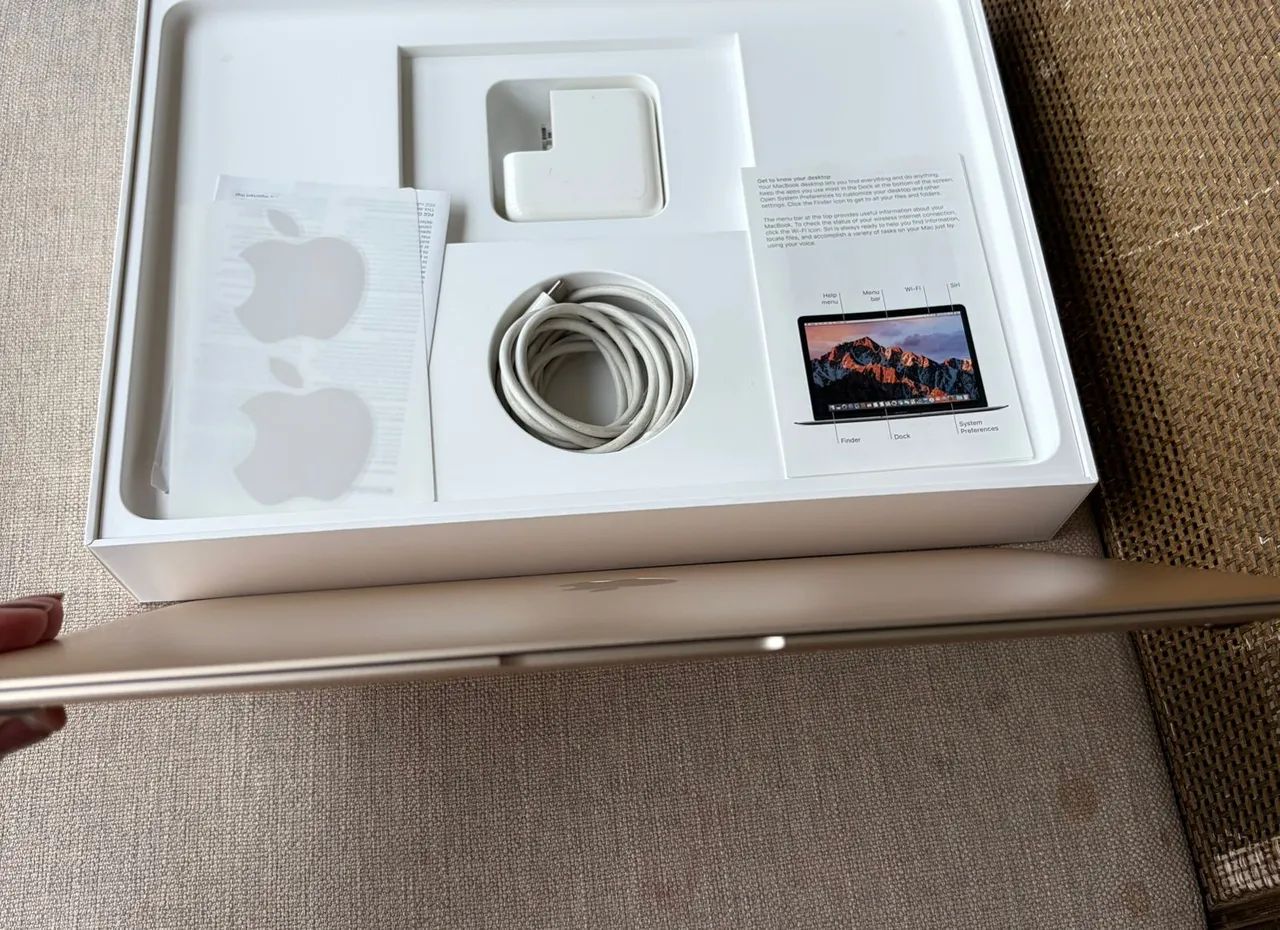 MacBook 12 Retina 256GB Caixa Original - 2017 - dourado