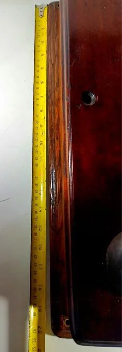 Telefone Fixo Antigo de Parede - Vintage sem testar - SOMENTE DECORAÇÃO  - Foto 4