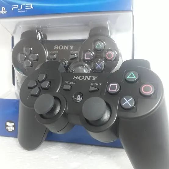 Controle DualShock 3 PS3 - Preto - Novo - 1° Linha
