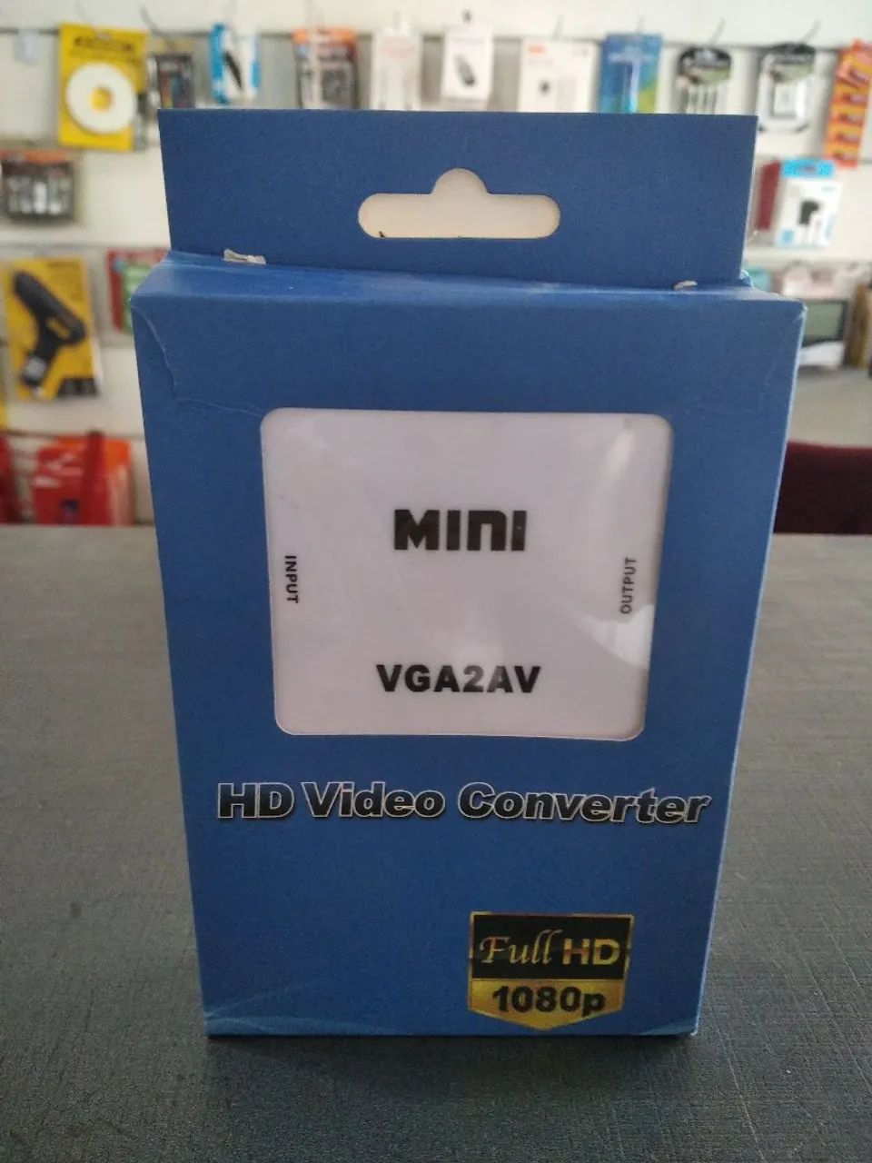 Míni Conversor VGA para Av - Novo
