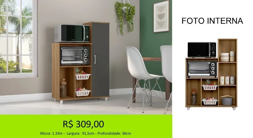 Fruteira uma porta - Mega oferta - Foto 2