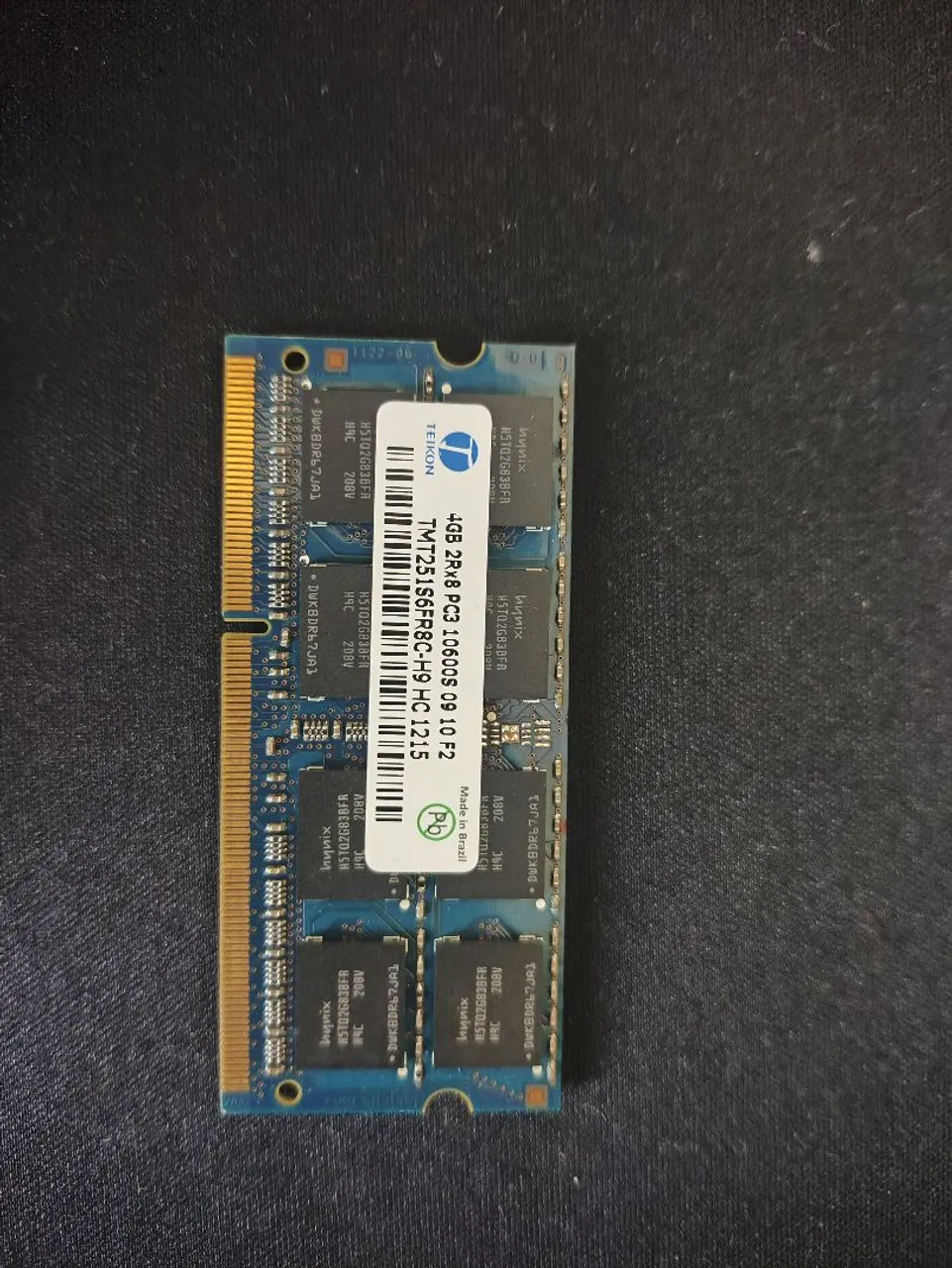 Memória RAM 4GB DDR3 para Notebook