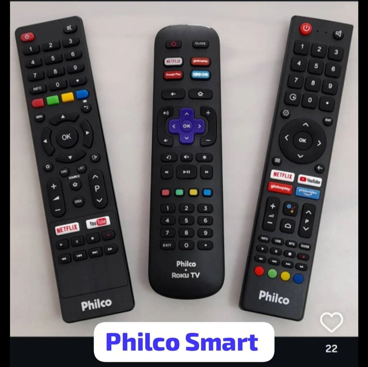 Controle TV Philco 