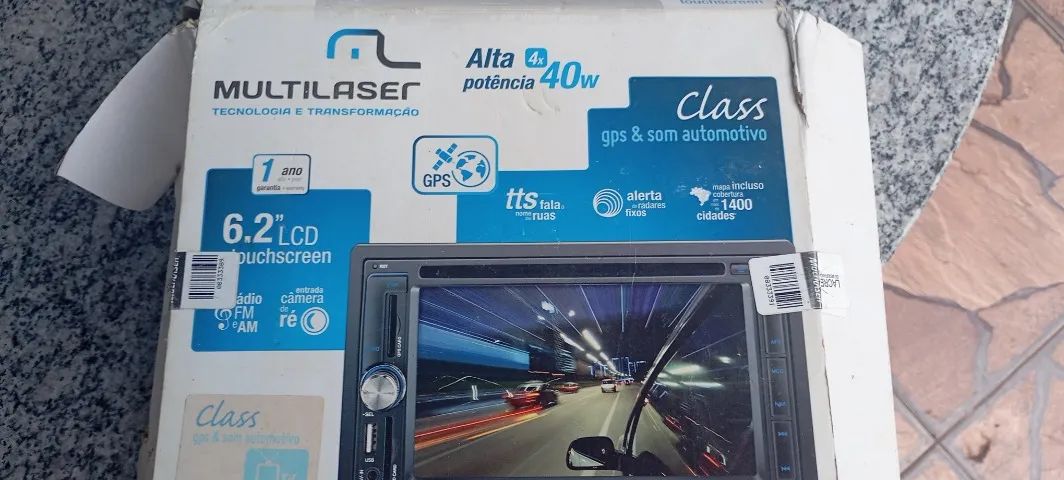 SOM GPS TV AUTOMOTIVO MULTILASER