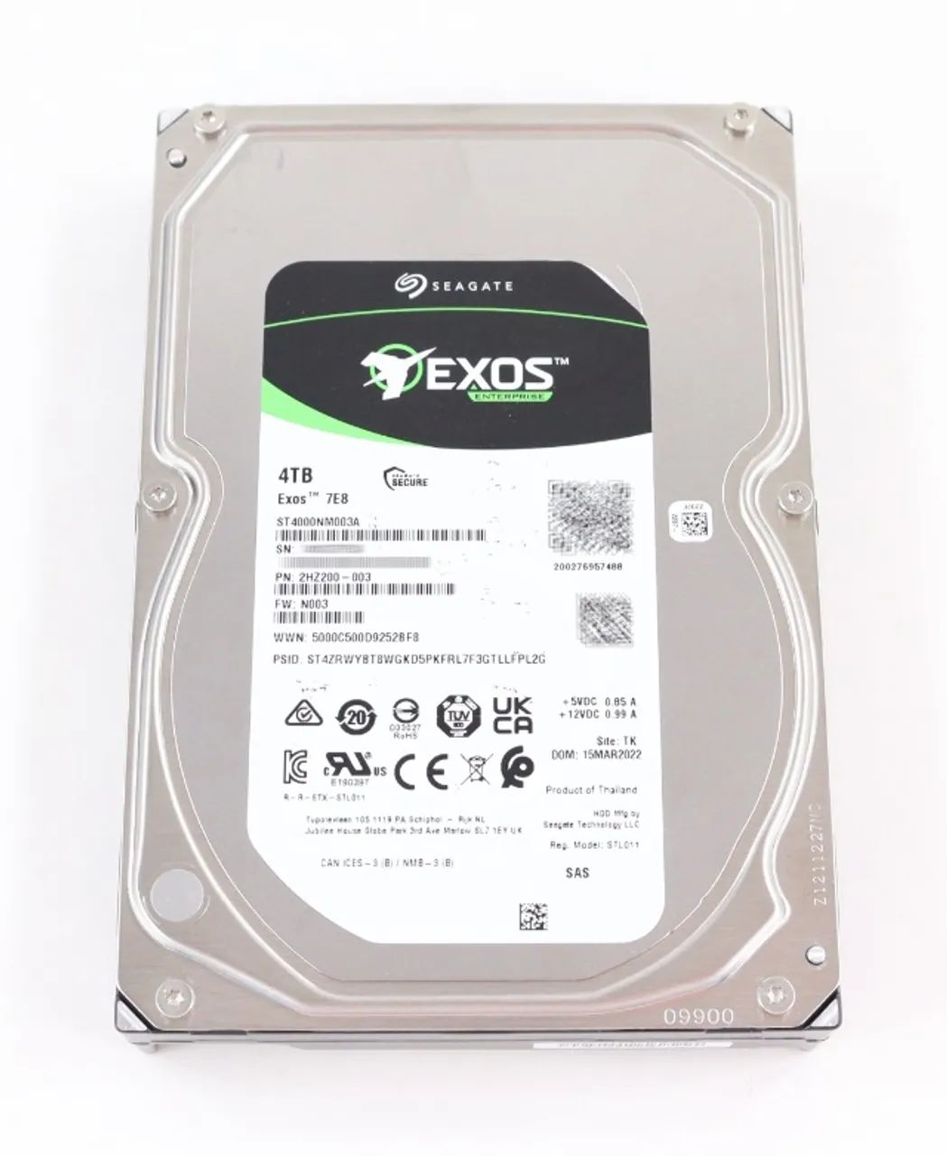 Disco Rigido 4 Tb Seagate Exos 7E8 Enterprise Sas St4000nm003a