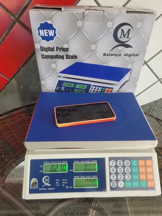  BALANÇA DIGITAL 40kg NOVA NA CAIXA COM GARANTIA SERVIÇO DE ENTREGA  - Foto 2