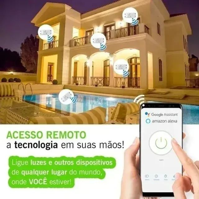 Sonoff Interruptor Inteligente Wifi Alexa Google Assistente On Off - Foto 2