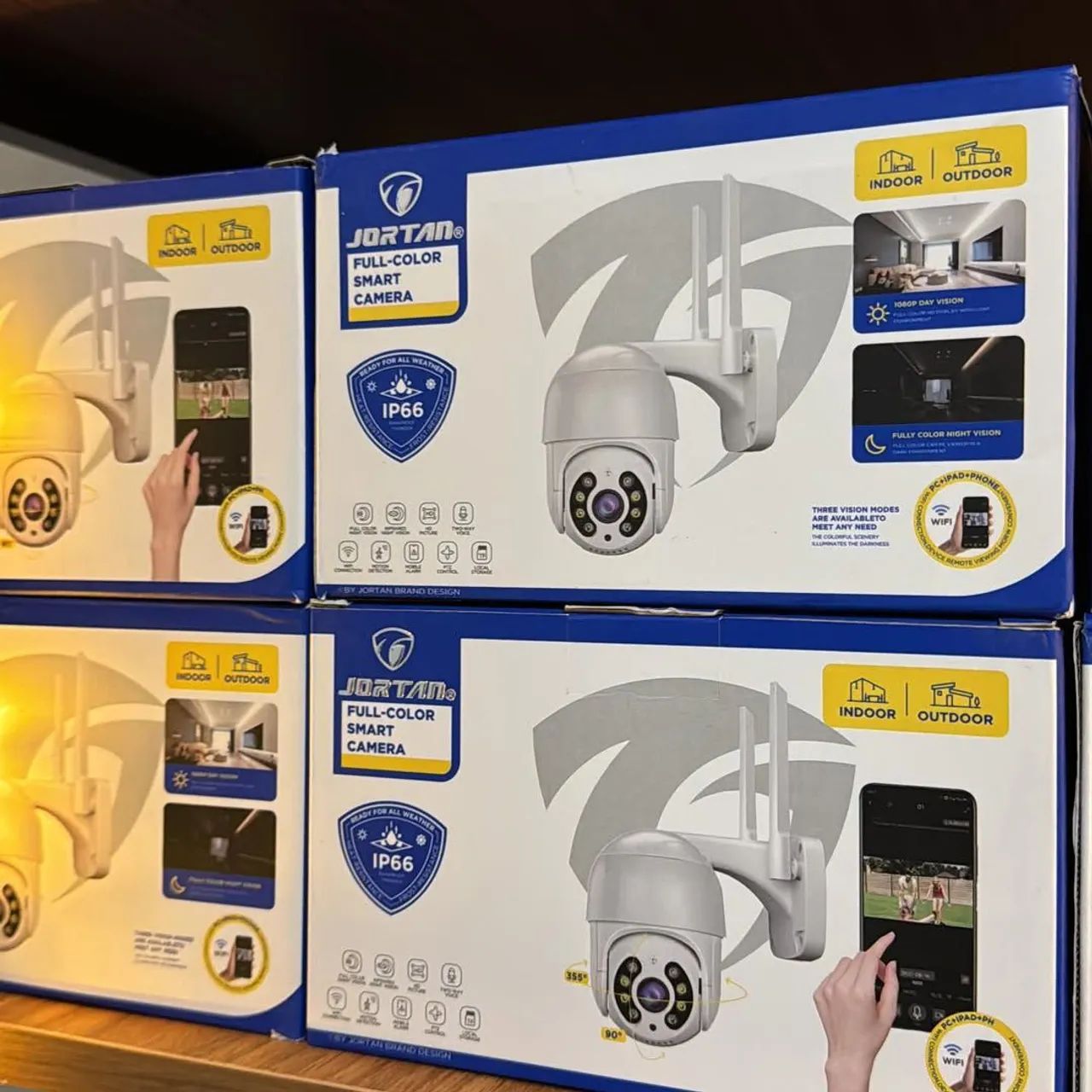 Câmera de Segurança Wi-Fi Full HD 1080P - IP66 - Visão Noturna