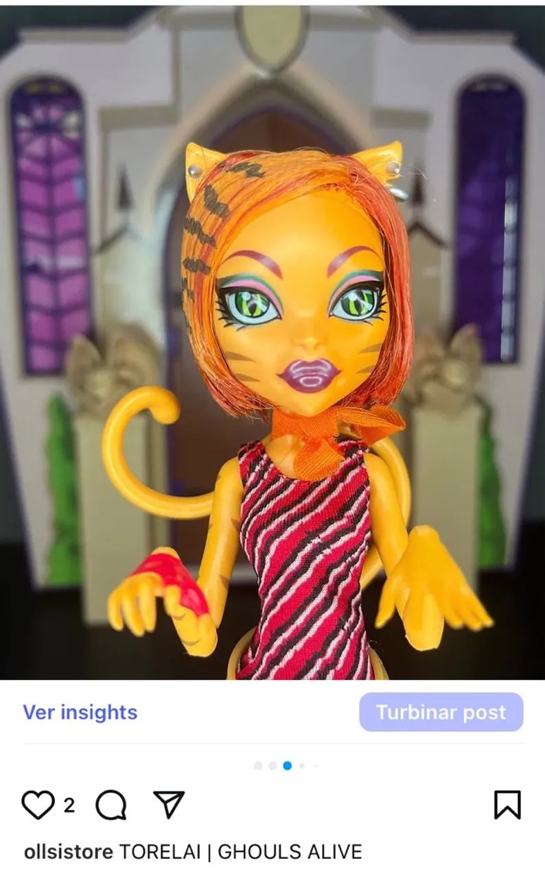 Boneca Monster High Toralei Ghouls Alive - Foto 2