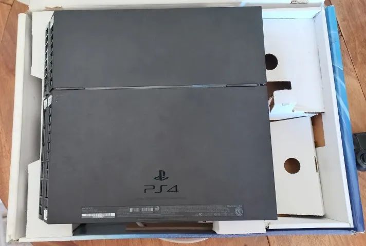 Sony Playstation 4 Black Piano 500gb Completo Na Caixa Ps4 - Foto 3