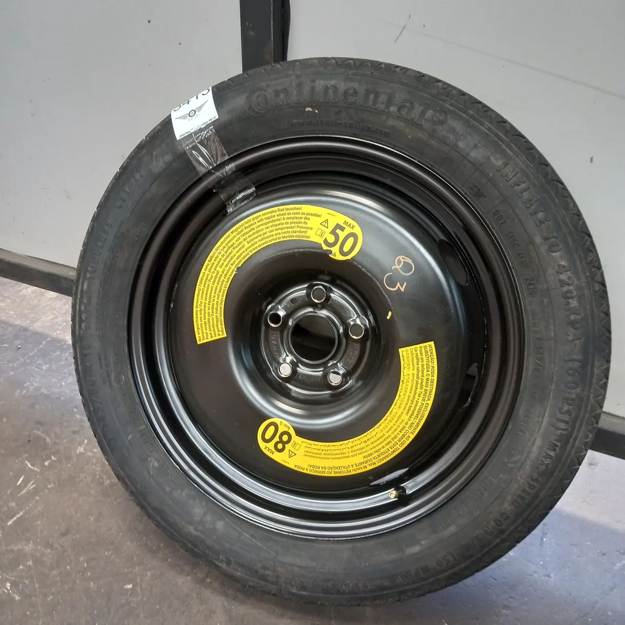 Estepe Audi Q3 2014 Á 2018 Aro 18 145/80r18