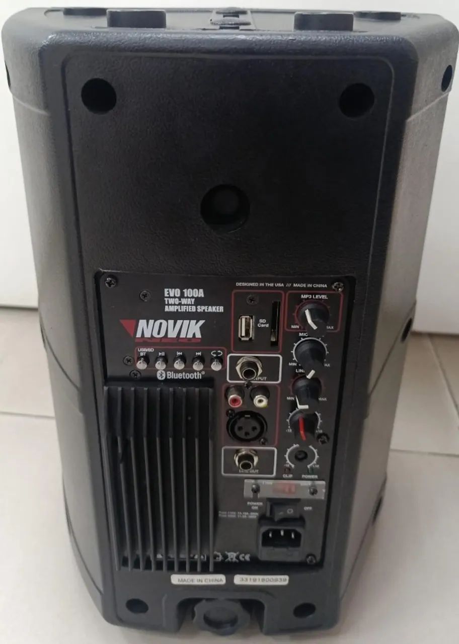 Caixa ativa Novik Evo 100A Two-Way Amplified Speaker Bluetooth 100Wrms. - Foto 4