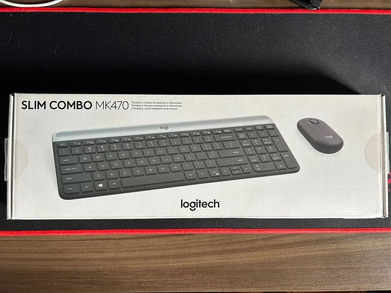 Combo Teclado e Mouse sem fio Logitech MK470