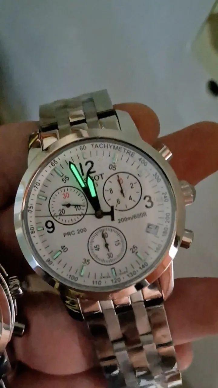Relógio TISSOT PRC 200 FUNCIONAL FUNDzo BRANCO - Foto 4