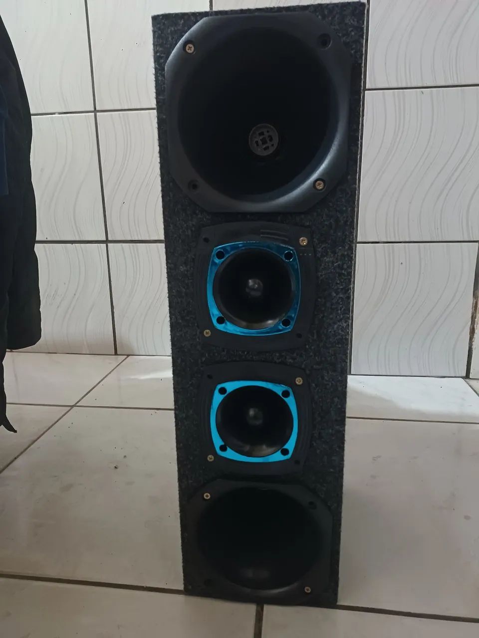 Caixa de som cornetas e tuíter  - Foto 3