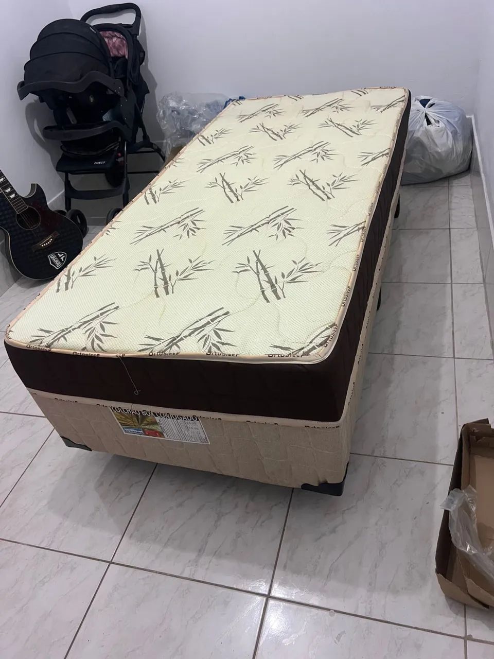 Cama box solteiro pronto entrega oferta  - Foto 2