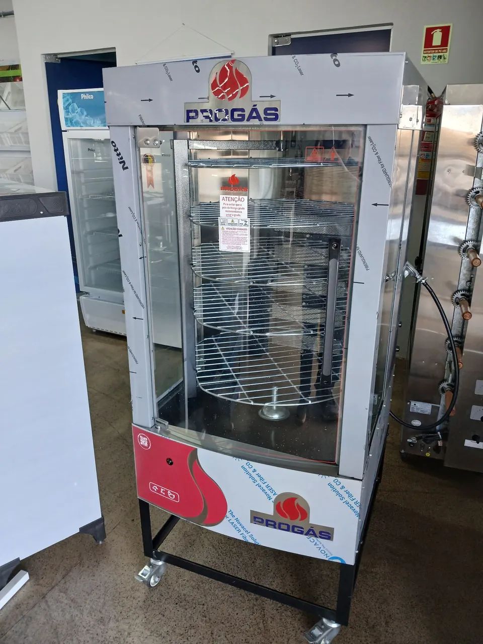 Máquina De Frangos Gás Forno Multiuso 70kg Progás Prp-242