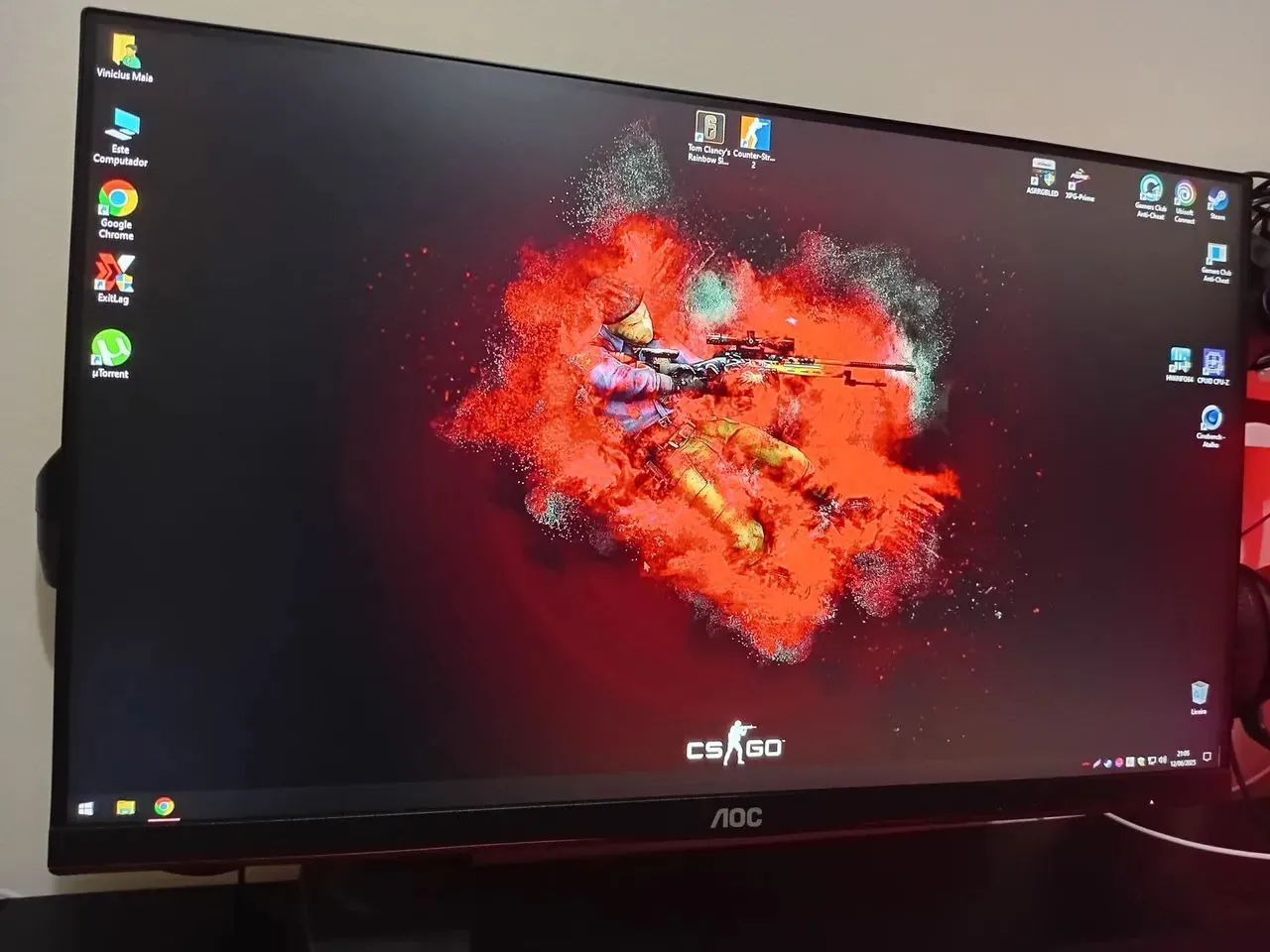 Monitor Gamer AOC 24' Full HD - Excelente Estado