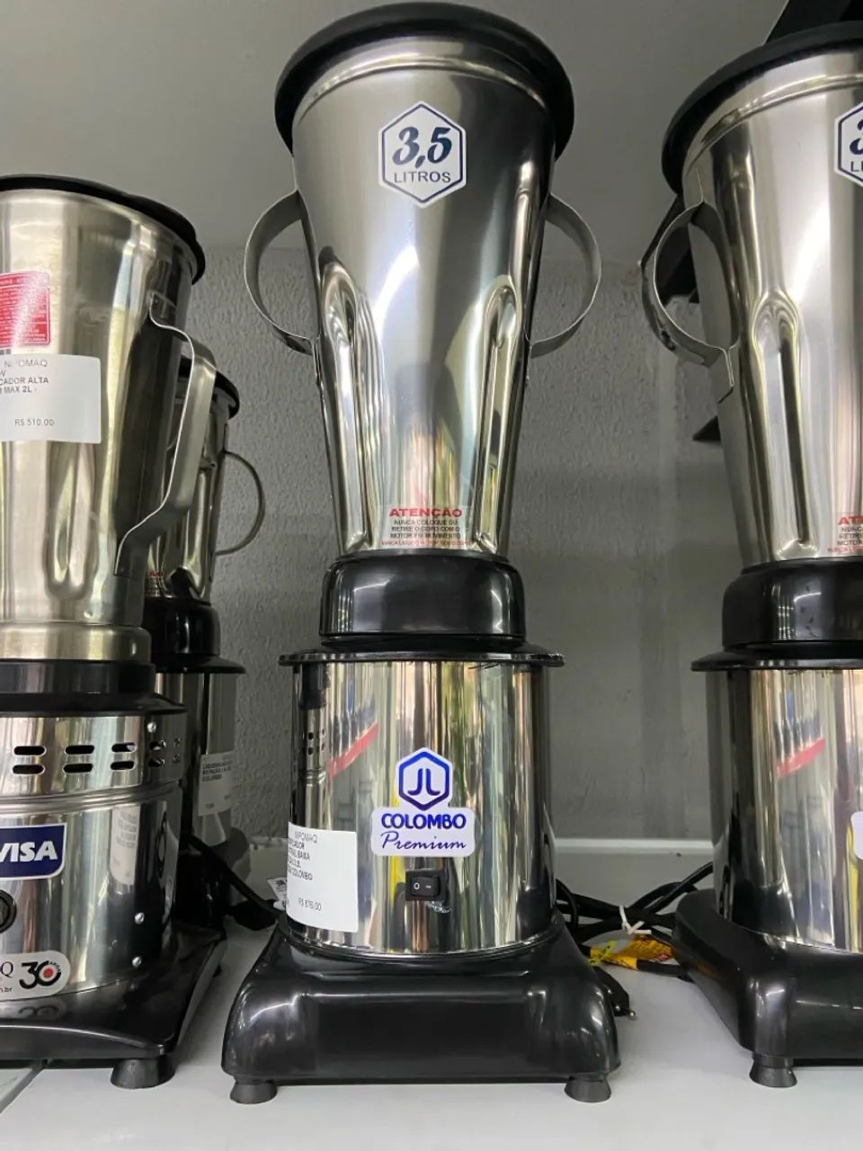 LIQUIDIFICADOR INDUSTRIAL BAIXA ROTAÇÃO 3,5L - COLOMBO