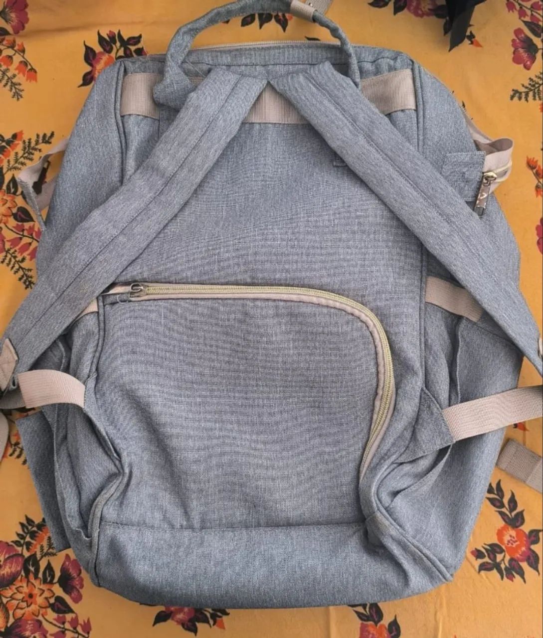bolsa de maternidade cinza - Foto 2