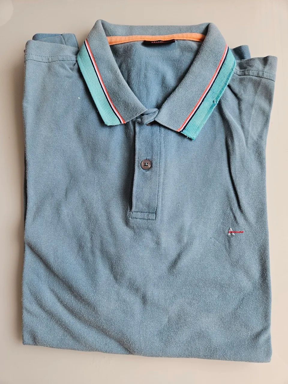 Camisa polo verde claro 