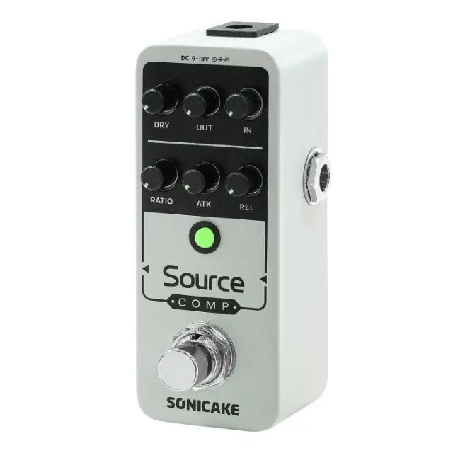 Pedal Guitarra Sonicake Source Comp Compressor Analógico