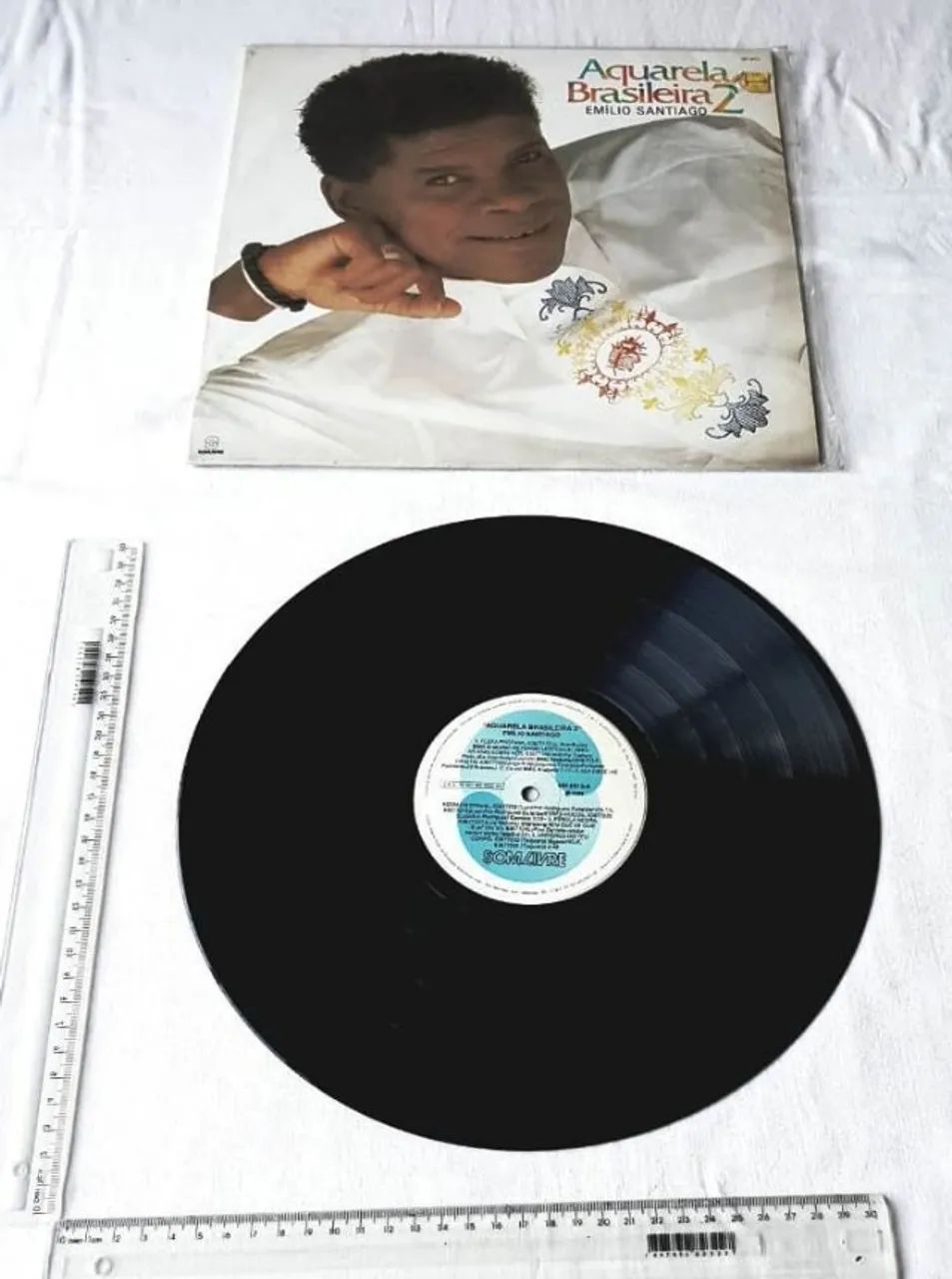 LP Disco Vinil - Emílio Santiago - Aquarela Brasileira 2 - 1989 - Foto 5