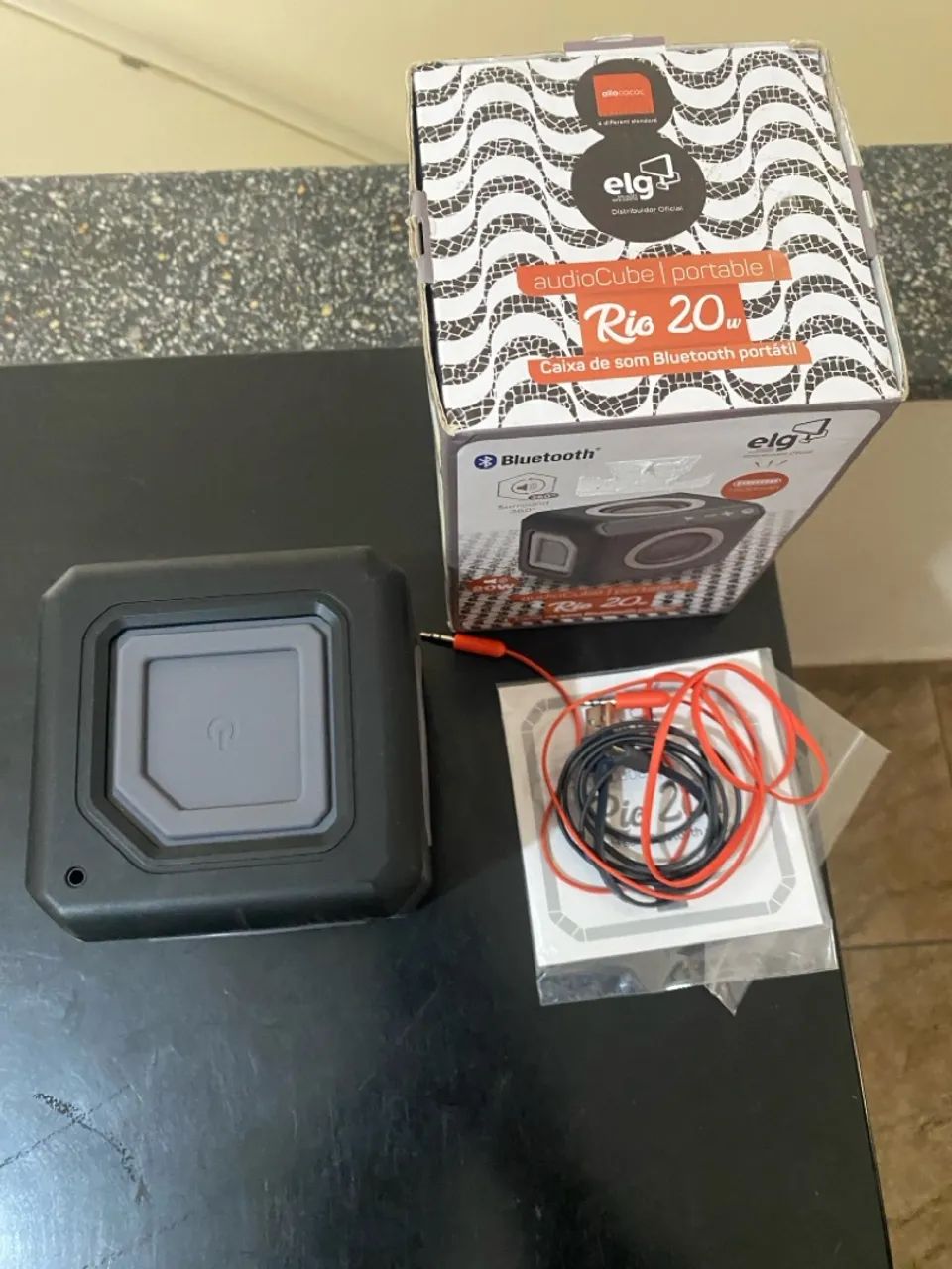 caixa de som bluetooth portátil 15 watts rms pwc audwd elg - Foto 5
