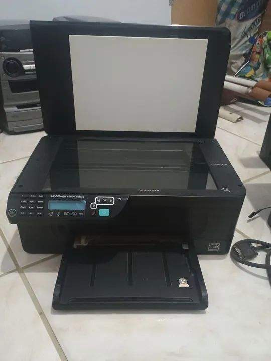 Impressora HP barata colocar a tinta e cabo
