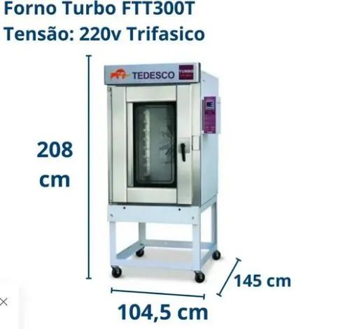 Forno Turbo FTT300T - 220V Trifásico