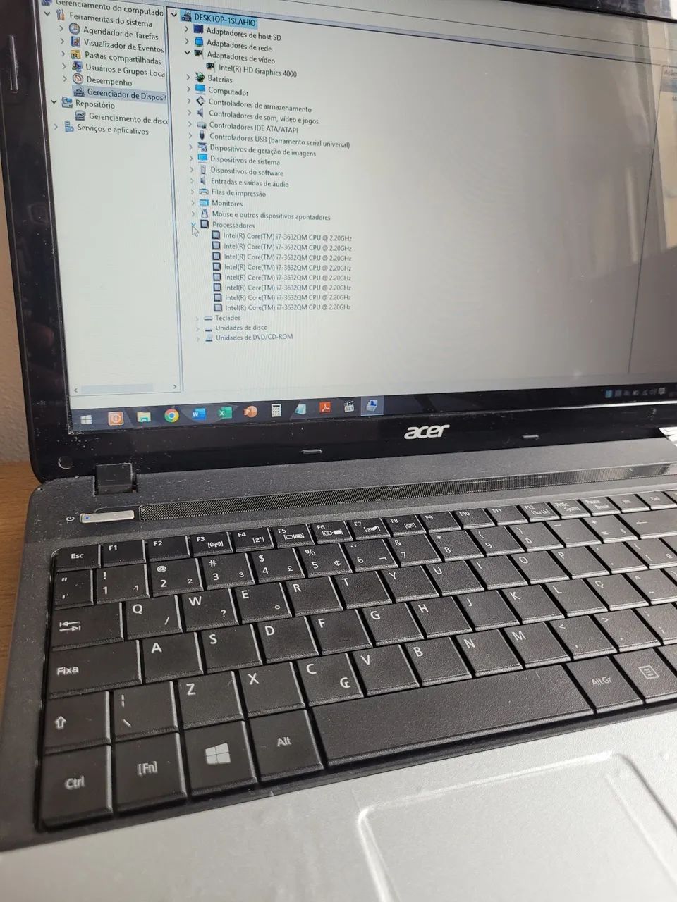 Notebook ACER Core i7 3632QM 2.2Ghz SSD 240GB 4GB Mem64302741996163124