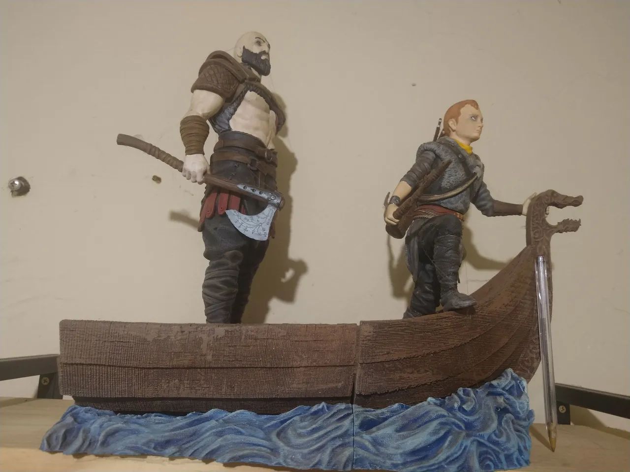 Kratos e Atreus - God of War - action figure 