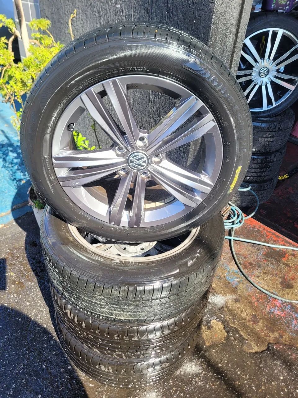 Rodas jetta aro 17 - Foto 2