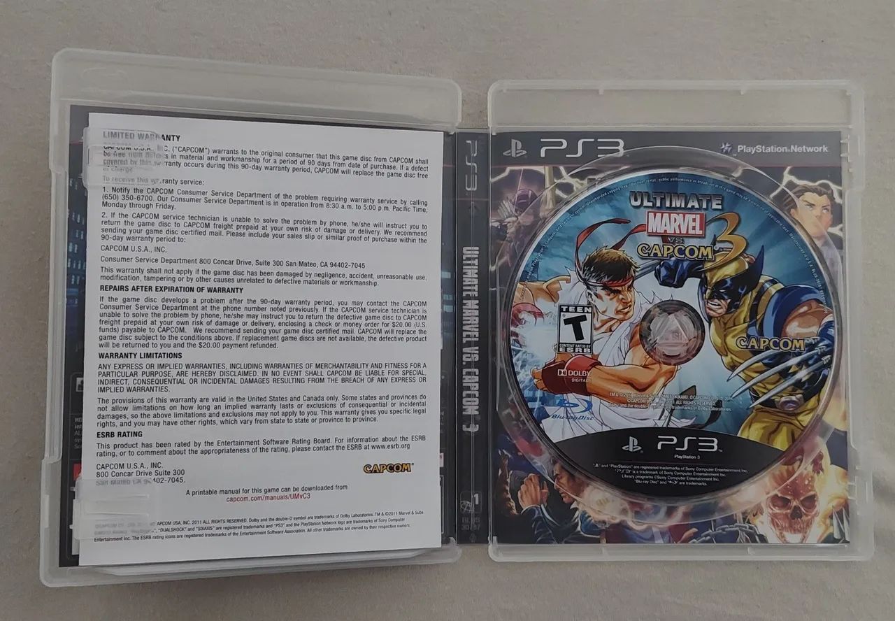 Ultimate Marvel vs. Capcom 3 - PS3 impecável  - Foto 2